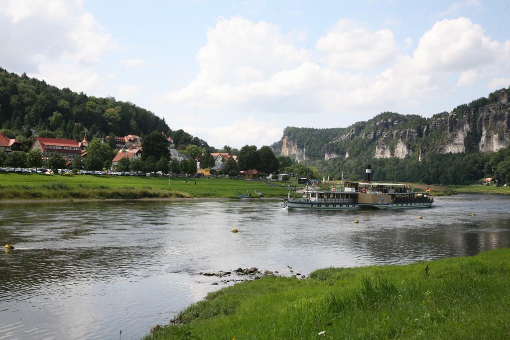 Landpension Bielatal - Raum Екстериор снимка